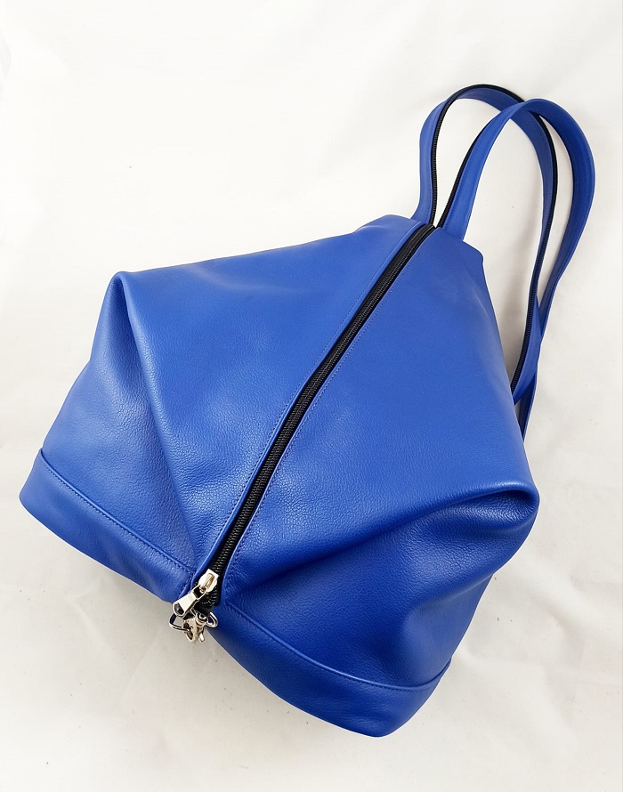 borsa blu